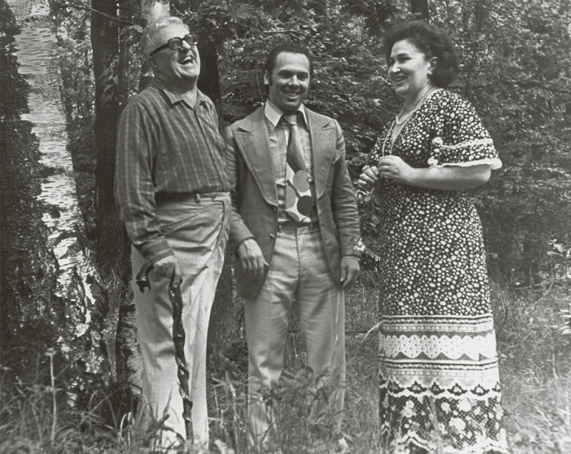 На природе. С Владиславом Пьявко и Ириной Архиповой