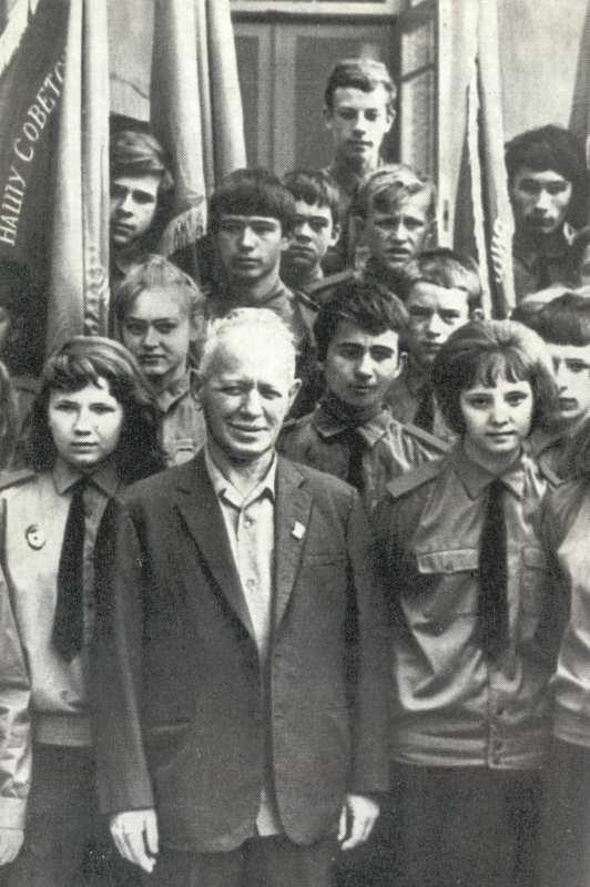 Встреча с юнармейцами. Игра «Орленок». 1967 год