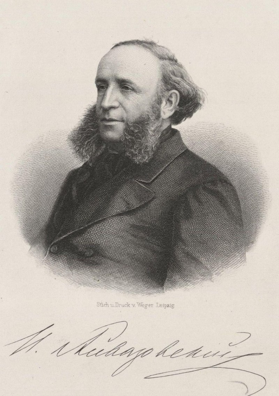Иван Константинович Айвазовский (1817—1900). Гравюра 1860—1870-х годов