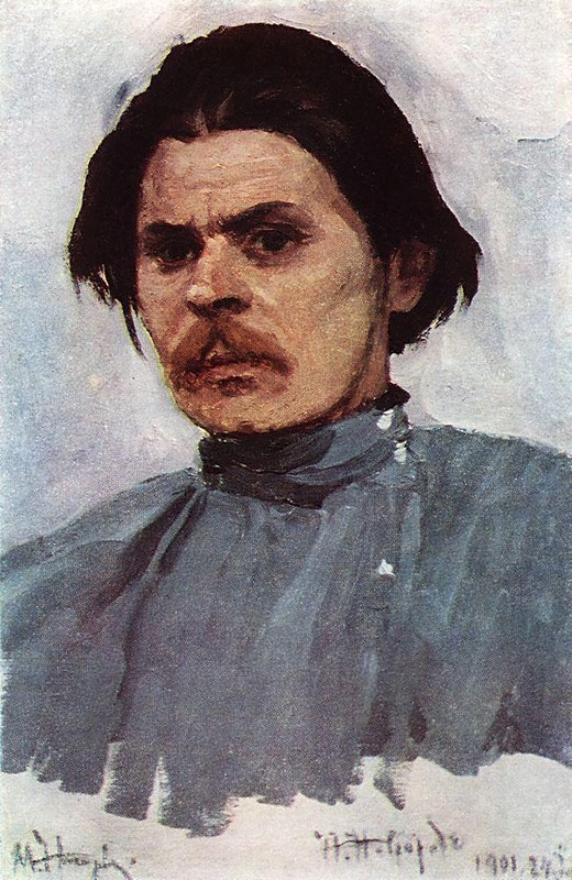 Михаил Нестеров. Портрет А. М. Горького. 1901