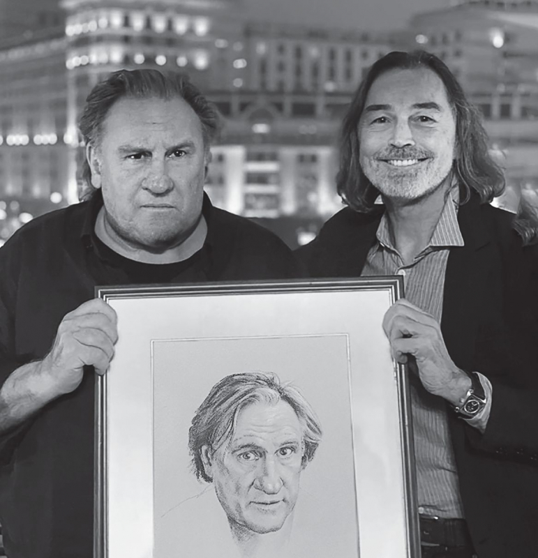 С Жераром Депардьё