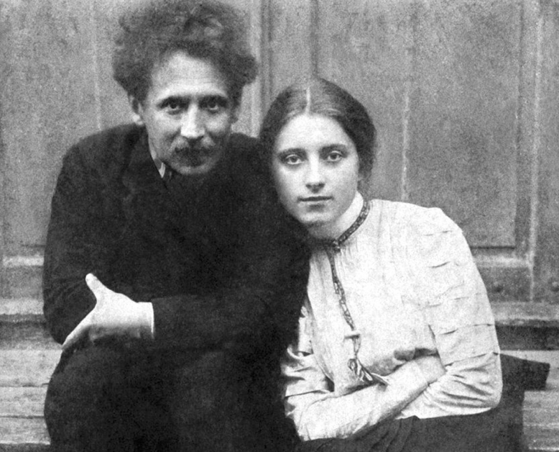 С женой Софией Кимантайте-Чюрлёнене. 1909 г. (Из книги «Чюрлёнис» в серии «ЖЗЛ»)