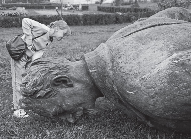 Поверженный Железный Феликс. Август 1991 года. Фотография В. Христофорова. ИТАР-ТАСС