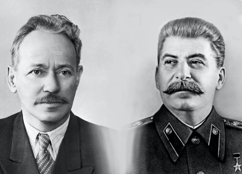 Михаил Шолохов и Иосиф Сталин