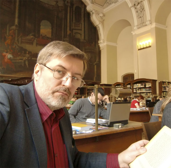 В Национальной библиотеке Чехии. Прага, 2010 год