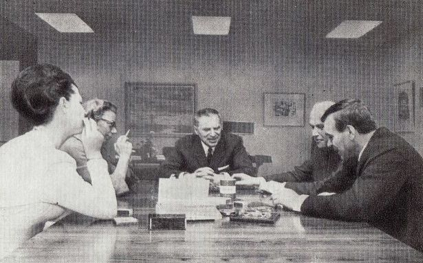 ФРГ. Встреча с издателями. 1967 год. Из книги «Человек несет в себе мир» (1980)