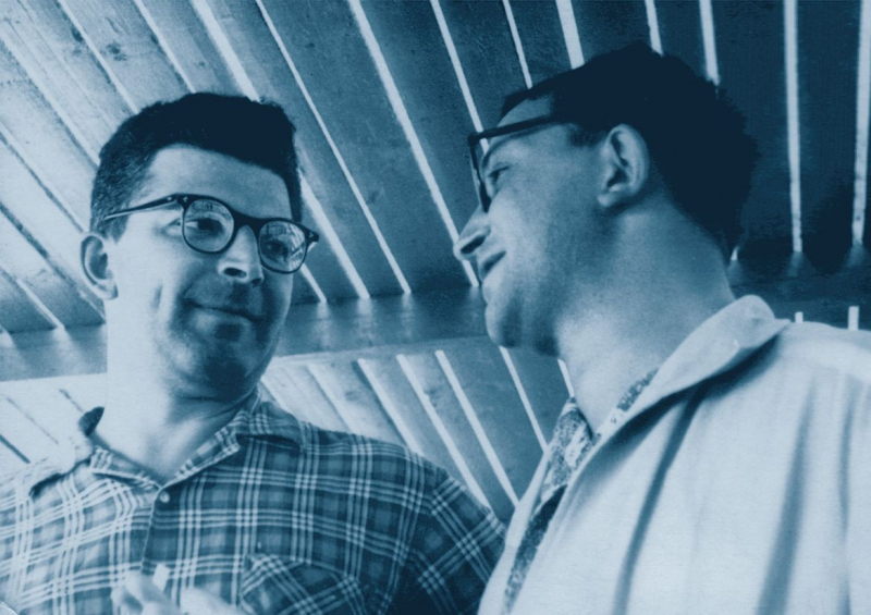 Аркадий и Борис Стругацкие. Алупка, октябрь 1964 года
