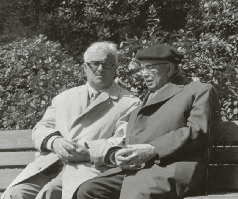 С Леонидом Леоновым