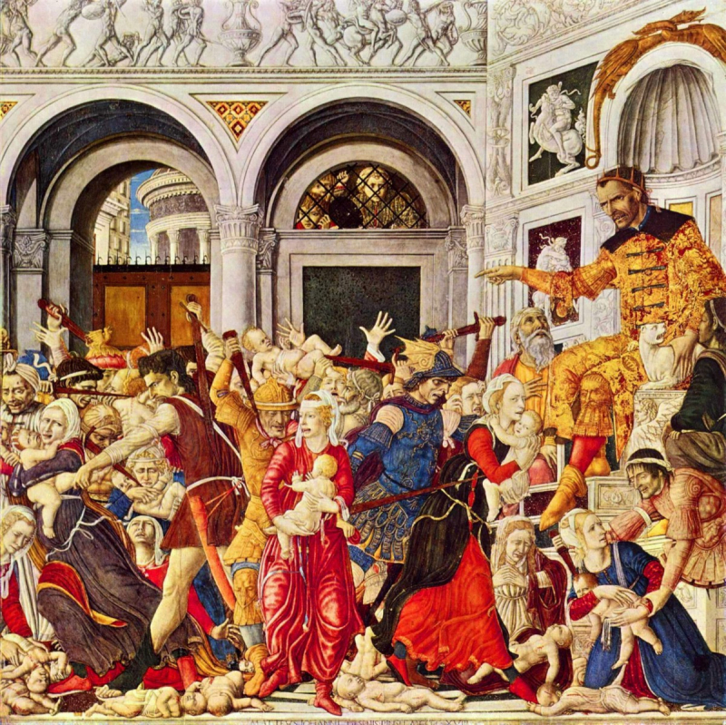 Избиение младенцев. Маттео ди Джованни, 1488