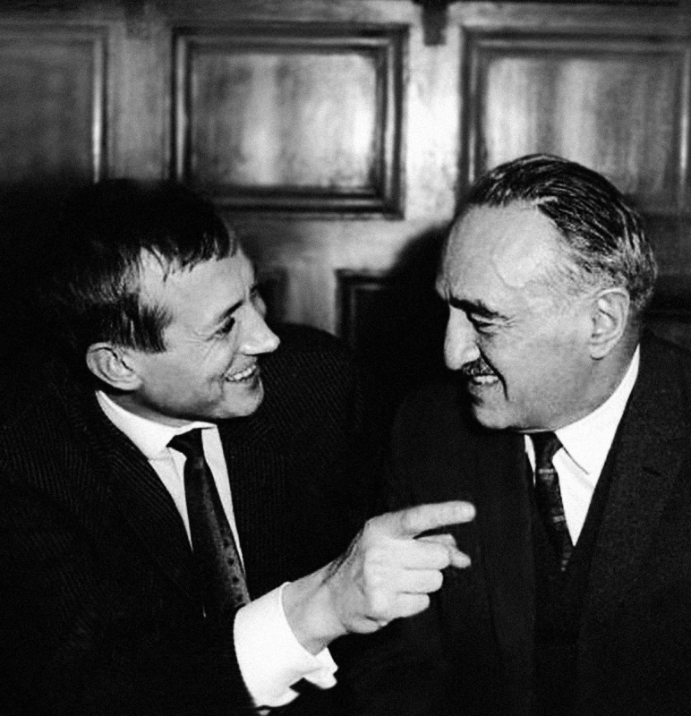 С Евтушенко в Центральном доме литераторов. 10 января 1969 года