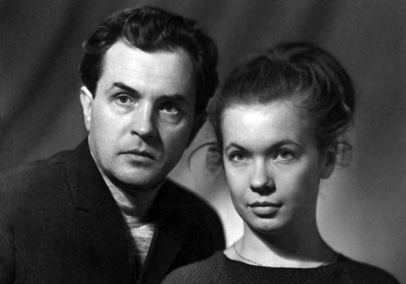 Александр и Ольга Зиновьевы. 1969 год