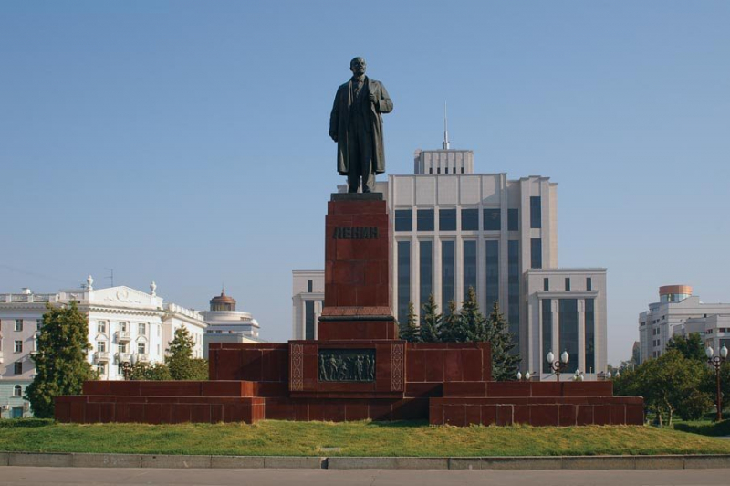Памятник Ленину в Казани
