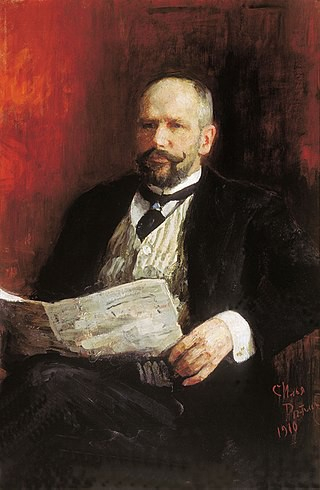 П. А. Столыпин. Портрет работы И. Репина (1910)