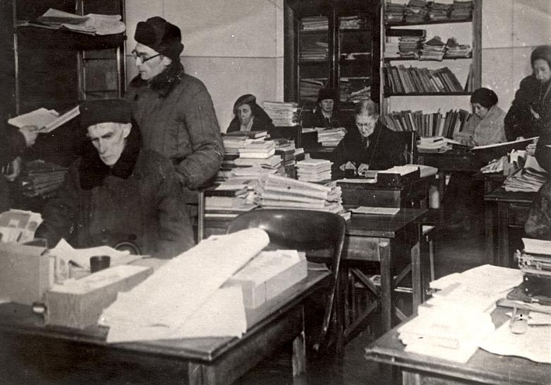 В библиотеке блокадного Ленинграда
