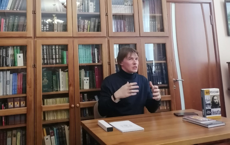 Между Флоренским и Хомяковым. Михаил Кильдяшов выступил в Тульской духовной семинарии