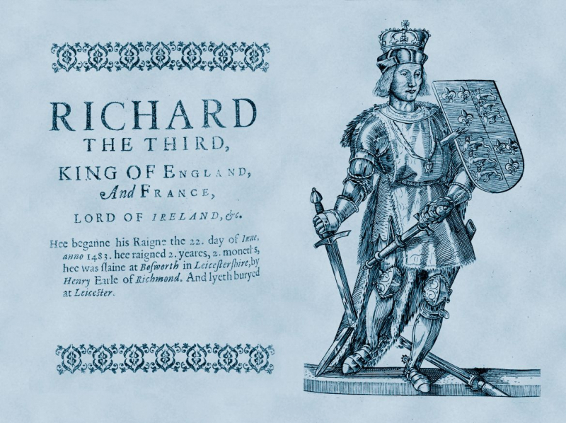 Портрет Ричарда III из книги Т. Смоллетта «История Англии»
