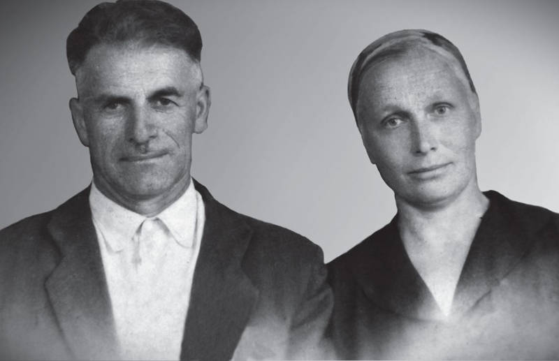 Приемные родители Даура — Бадз Зантария и Нателла Зантария (Чкотуа)